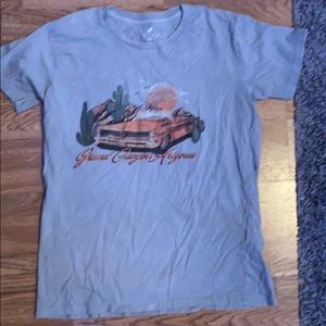 Olive green graphic T from h&m